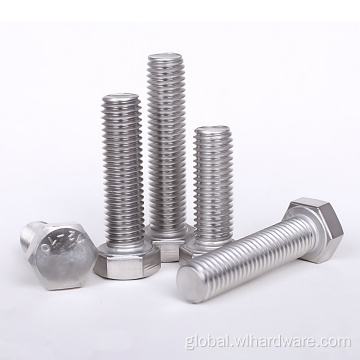Allen Head Screw DIN 933 Stainless Steel Hexagon Head Bolts Supplier